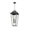 Z-Lite Gannon 5 Light Outdoor Chain Mount Ceiling Fixture, 16in. W x 35.75in. H, Black 5008CHXXL-BK - alternate 8
